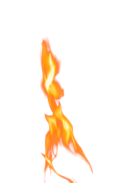 Flames Burning