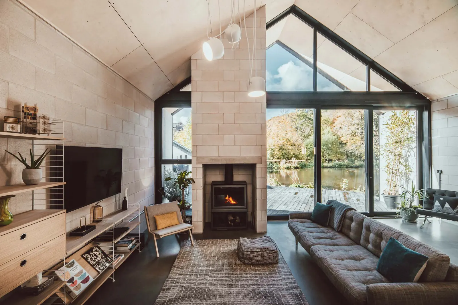 On Fire Inc Sheffield showroom with contemporary stove and fireplace displays